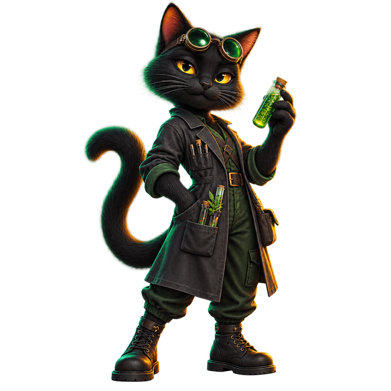 Lab Cat original character concept