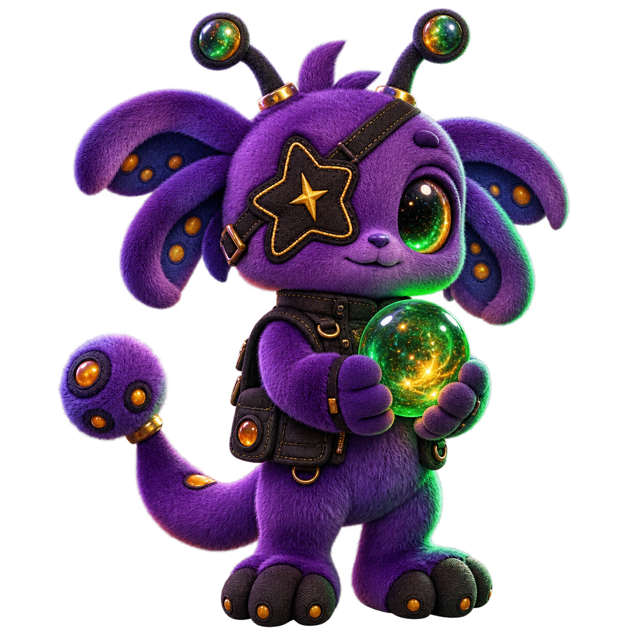 Purple Orbit original creature concept