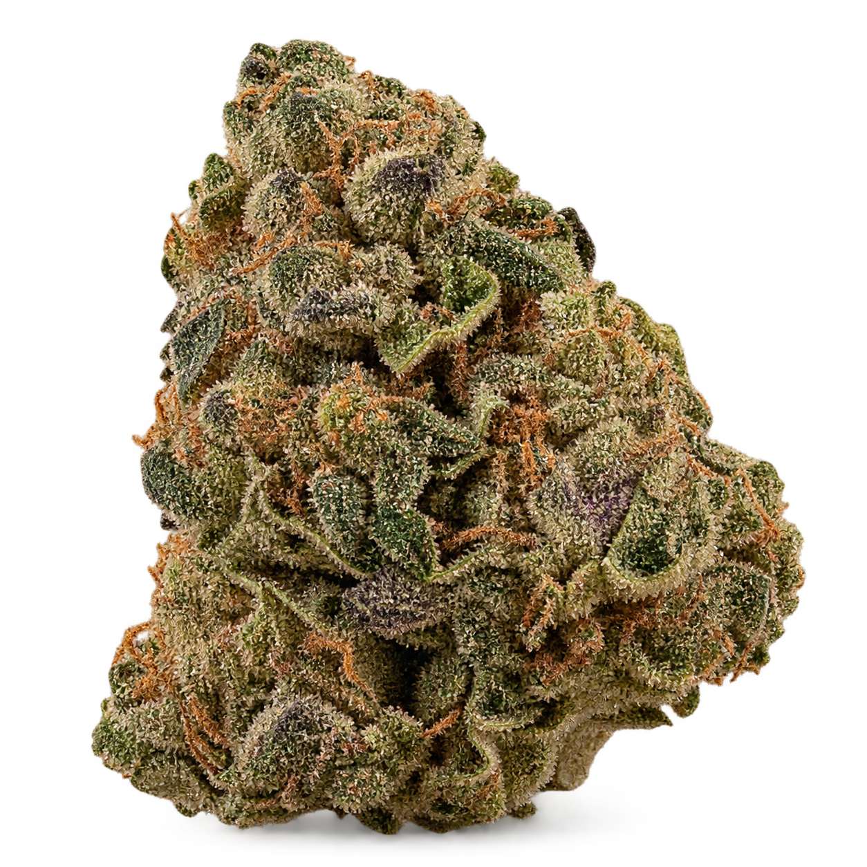 Dense natural cannabis flower cutout candidate